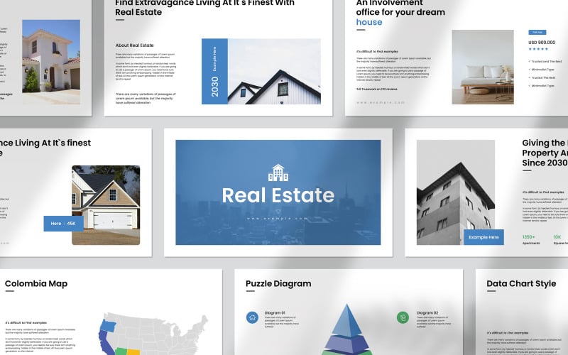 Clean Real Estate Presentation Template