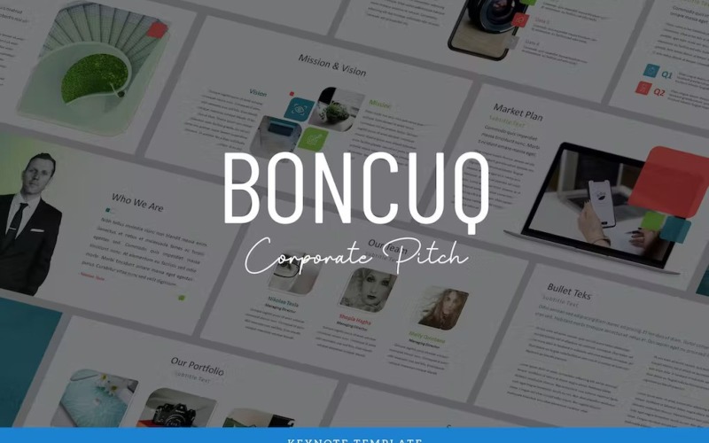 Boncuq - Keynote-sjabloon voor bedrijven