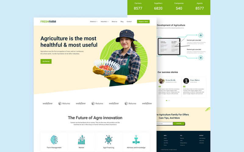 Çiftlik Açılış Sayfası Kullanıcı Arabirimi Tasarımı