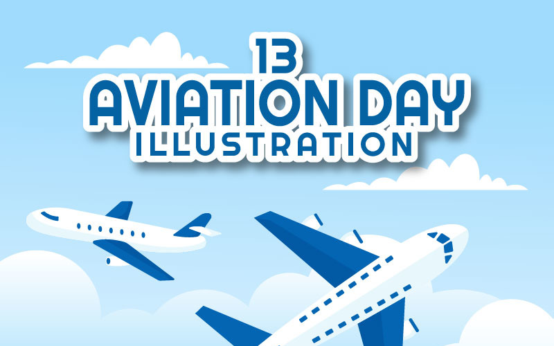 13 Illustration zum Nationalen Luftfahrttag