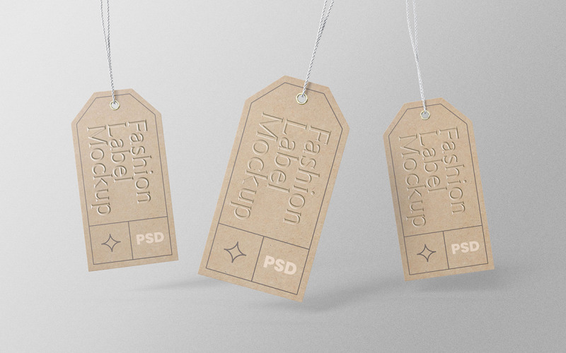 Moda Etiketi Etiketi PSD Maketi Cilt 13
