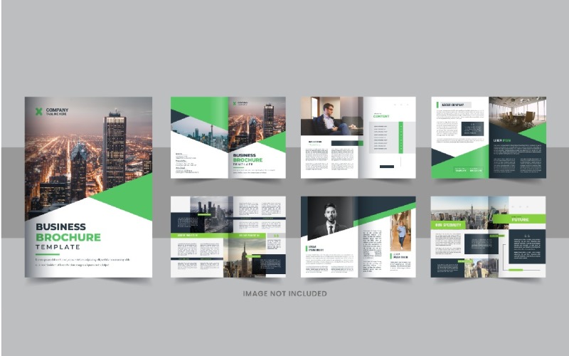 Business Brochure Template design layout - TemplateMonster