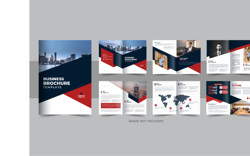 Design de modelo de brochura de negócios criativos