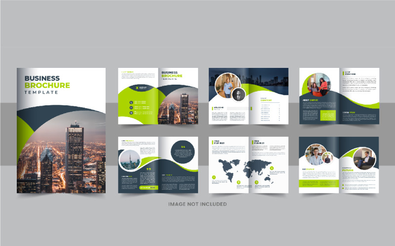 Modern Business Brochure Template design - TemplateMonster