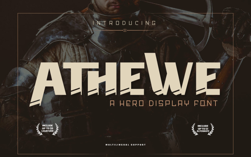 ATHEWE | Hero-lettertype weergeven