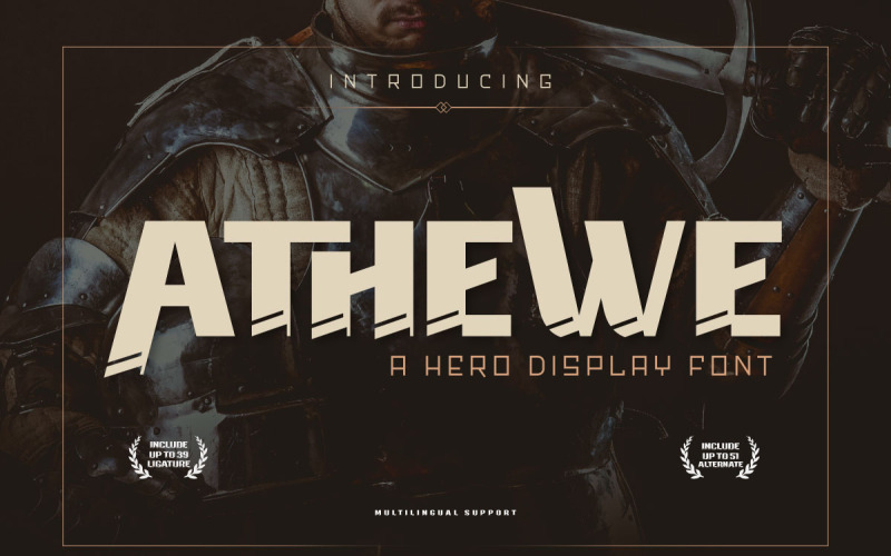 ATHEWE | Hero-Schriftart anzeigen