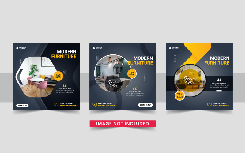 Mobilya Satış Koleksiyonu Sosyal Medya Yazı Şablonu