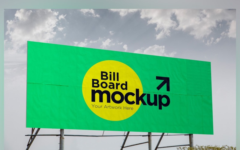 Makieta znaku billboardu przydrożnego Szablon oznakowania zewnętrznego V 50