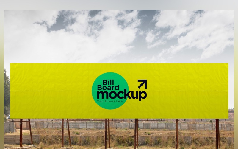 Yol Kenarı Reklam Panosu İşaret Modeli Dış Mekan Tabela Şablonu V 33