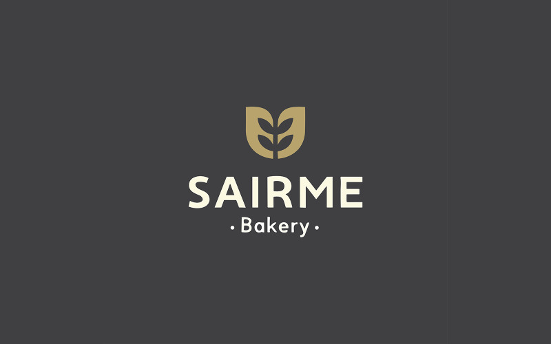 Sairme Cafe Bakery Logo Vector