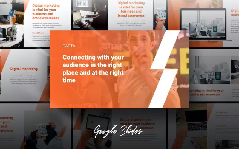 Capta – Google Slides-Vorlage für digitales Marketing