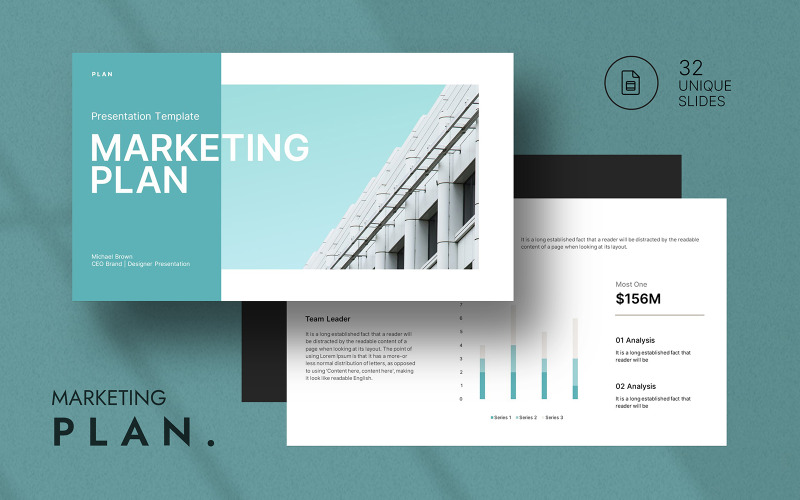 Googleslide-Präsentation zum Marketingplan