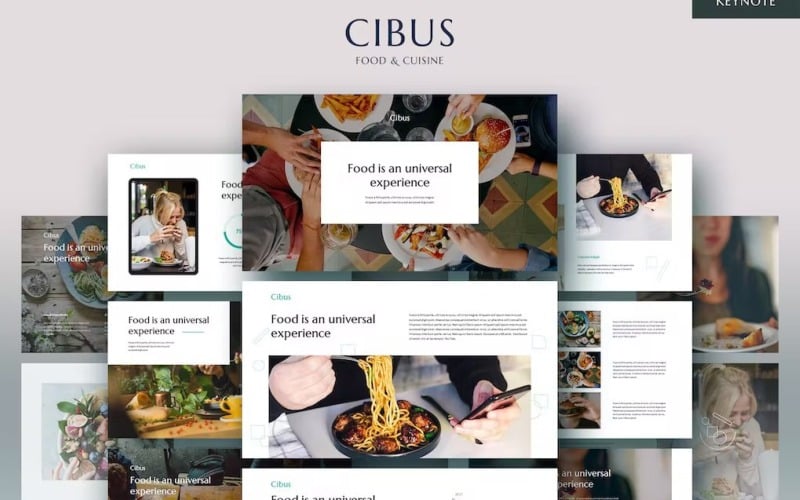CIBUS – шаблон основної доповіді на кулінарну тему