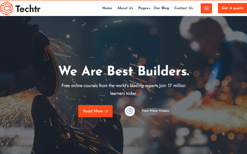 Techtr - Tema WordPress de Serviços de Soldagem