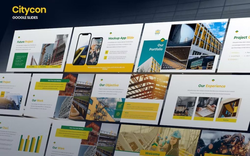 Citycon - 建筑 Google Slides