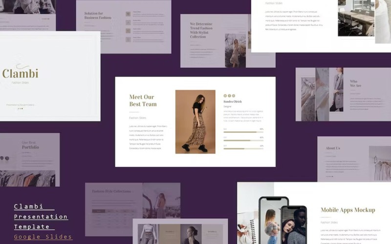 Clambi – Fashion Business Google Slides
