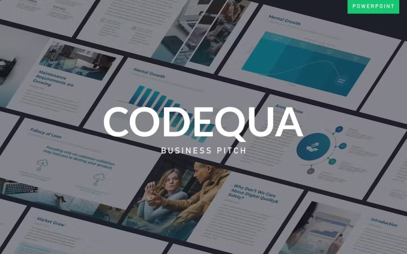 CODEQUA - Modelo de Powerpoint de Proposta de Negócios