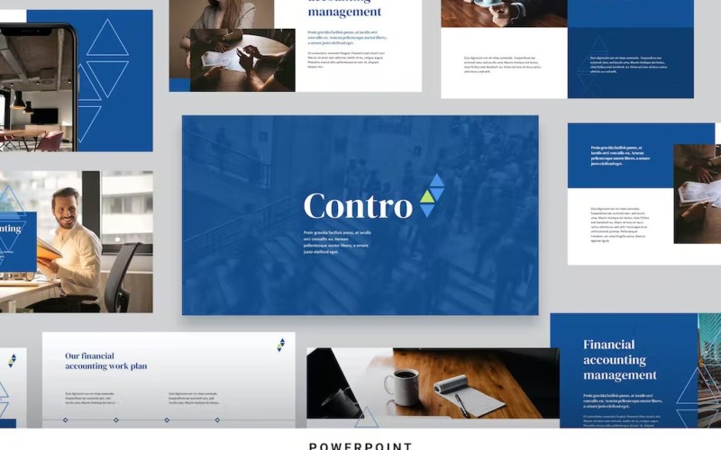 Contro - Clean Corporate Powerpoint-mall