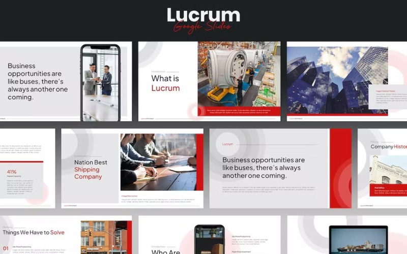 Pitch Google Slide voor bouwbedrijven