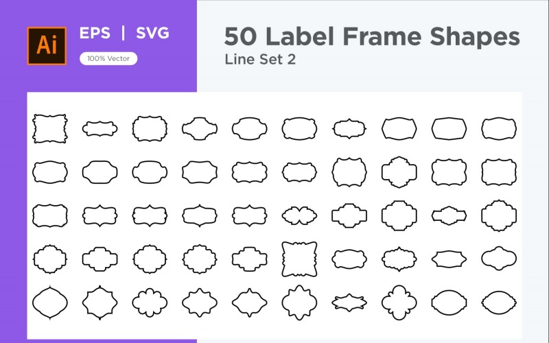 Label Frame Shape 50 Set V 2 sec 2