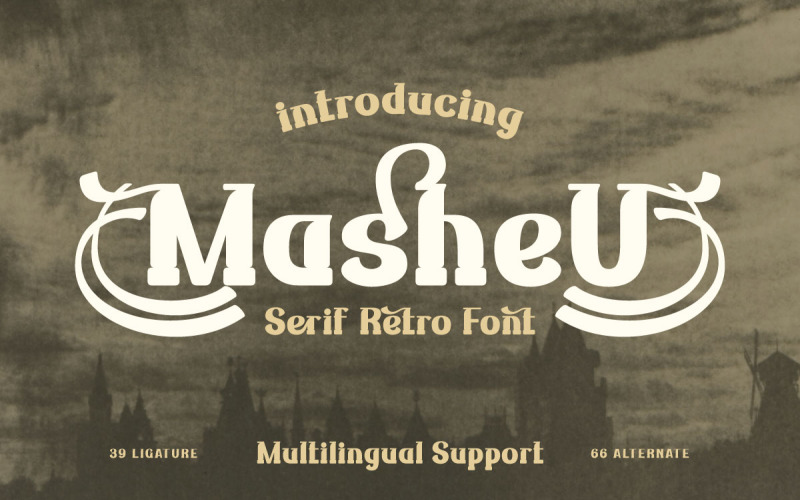 Masheu | Serif klassiek modernisme