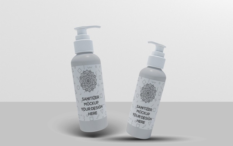 Sanitizer- Sanitizer Bottle Mockup