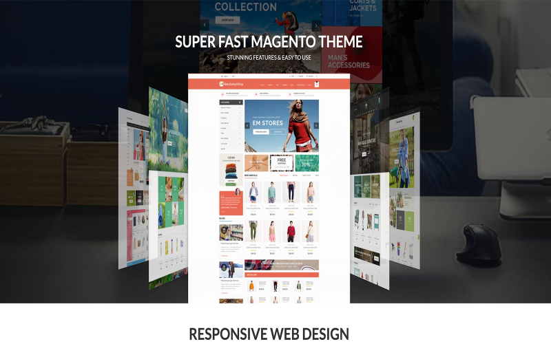 Wszystkie motywy | Uniwersalny responsywny pakiet motywów Magento | Zakupy