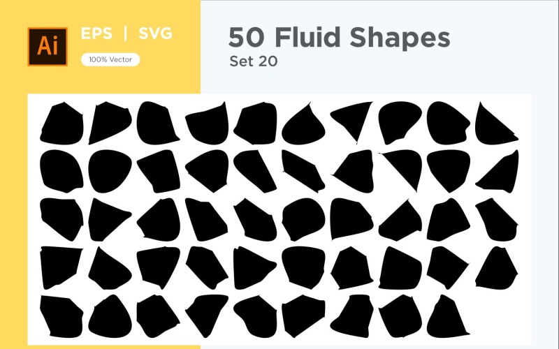 Abstract Fluid Shape 50 Set Vol 20