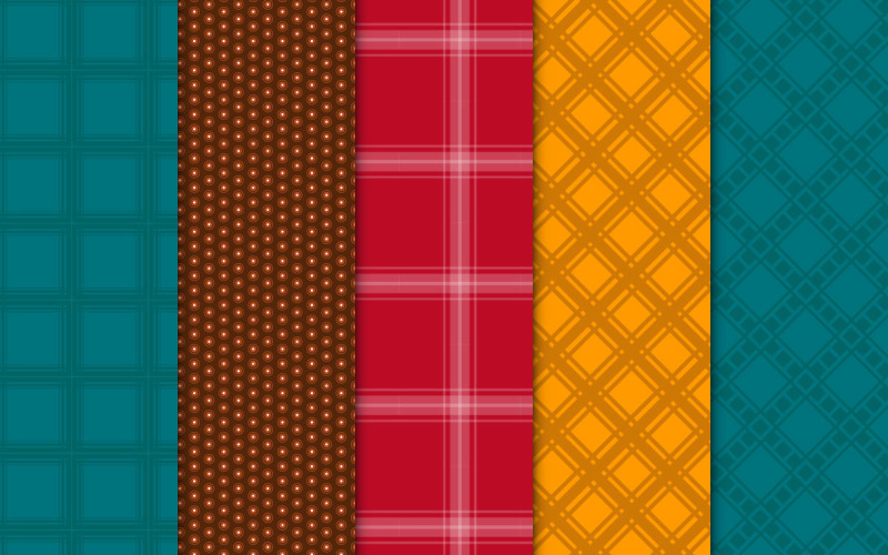 Lot de motifs à carreaux vichy modernes