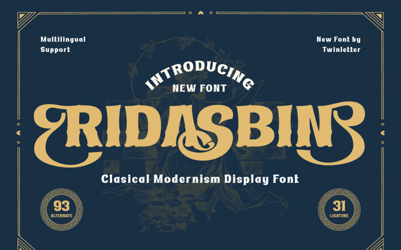 Ridasbin | Serif klassisk modernism