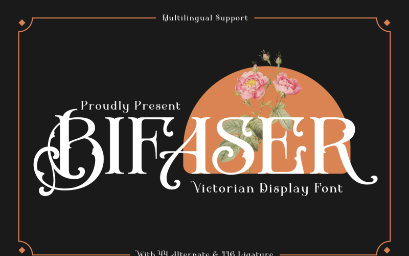 BIFASER – fonte de exibição vitoriana