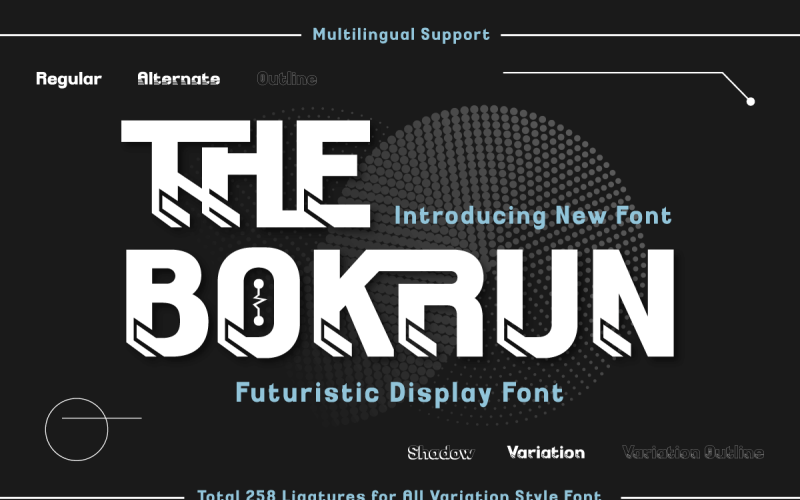 IL BOKRUN | Carattere futuristico