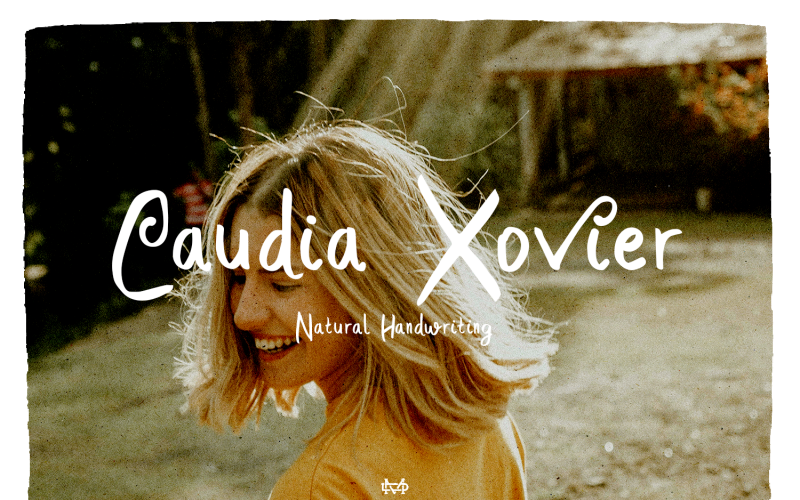 Caudia Xovier - Натуральный рукописный текст