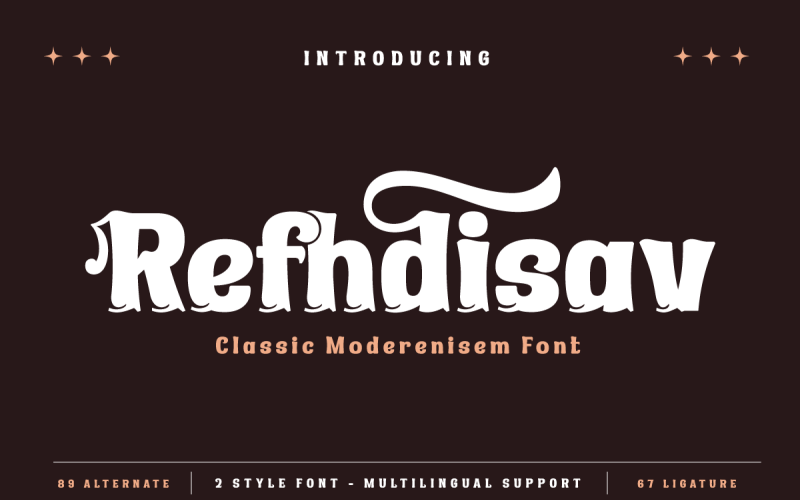 Refhdisav | Serif Clásico Modernismo