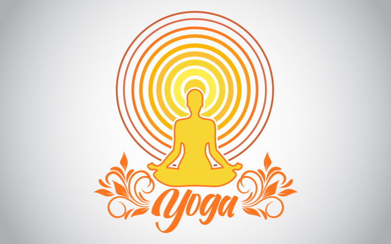 Yoga Kız Çemberleri T-Shirt Şablonu