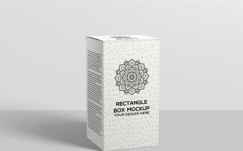 Rechteckige Verpackungsbox-Attrappe