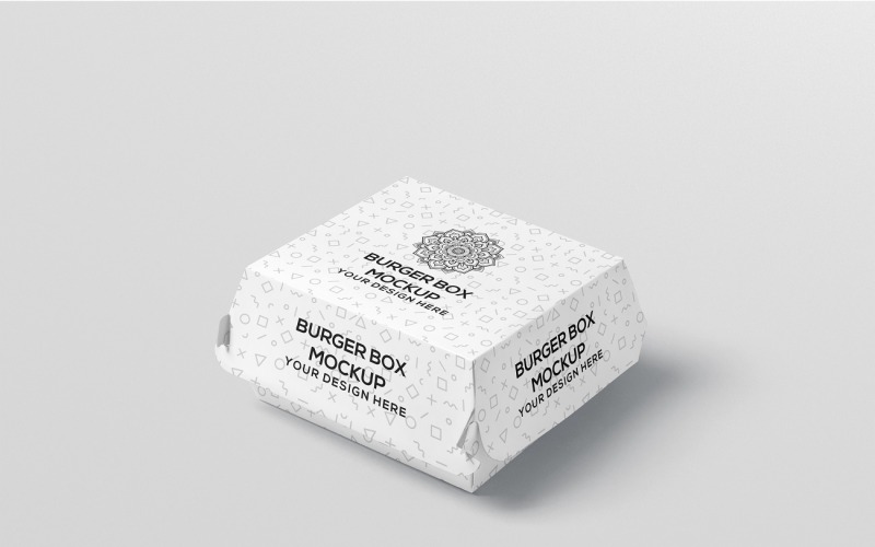 Burger Box - Макет Burger Box