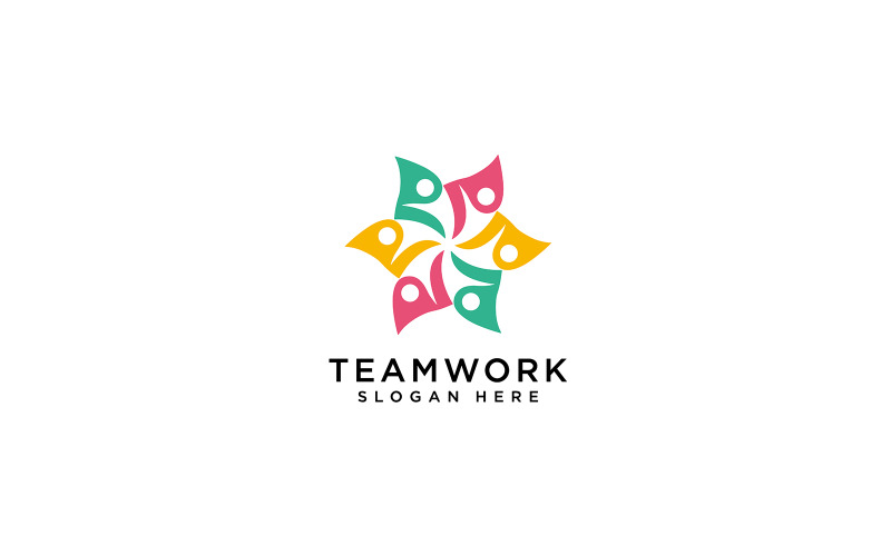 Team Work Logo Vector - Team Work Logo Vector