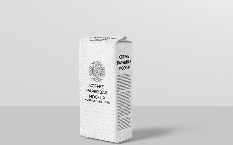 Bolsa de café - Maqueta de bolsa de papel de café