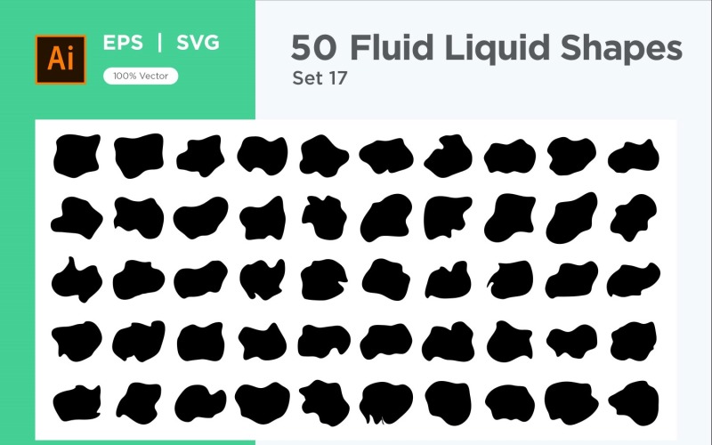Fluid Liquid Shape V1 50 SET 17