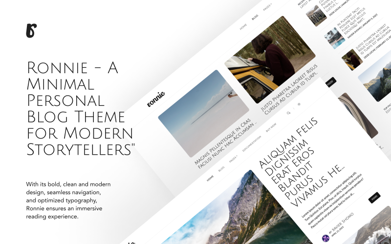 Ronnie - 个人博客 WordPress 主题