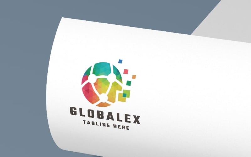 Шаблон логотипу Globalex Pro