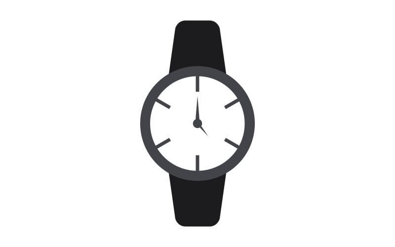 Armbandsur i vektor på en bakgrund