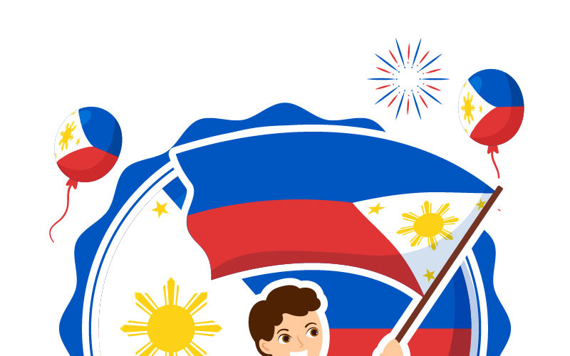 14 Ilustración del Día de los Héroes Nacionales de Filipinas