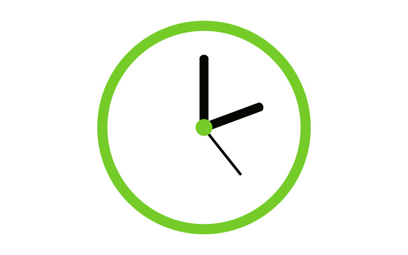 Orologio nel vettore sullo sfondo
