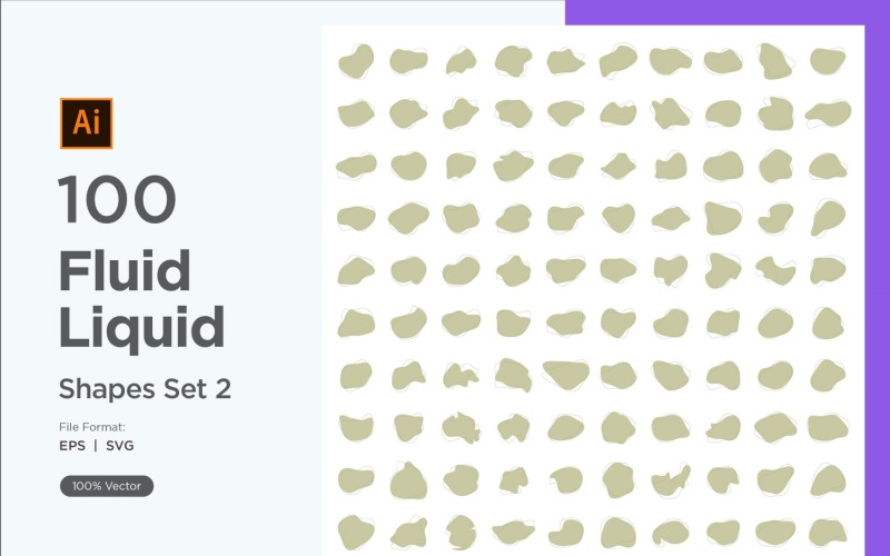 Fluid Liquid Shape V3 100 SET 2