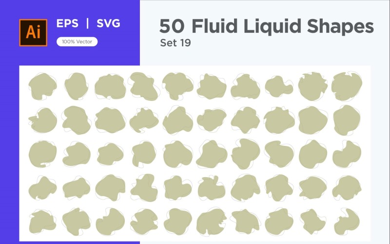 Fluid Liquid Shape V3 50 SET 19