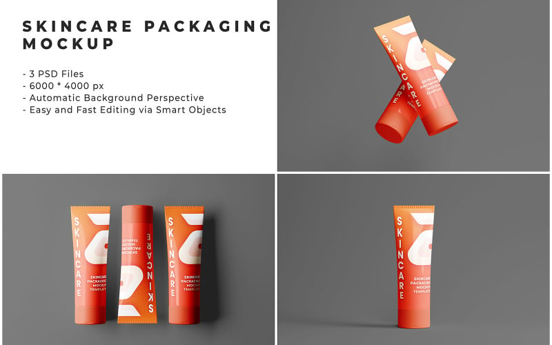 Hautpflege-Verpackungsmodell