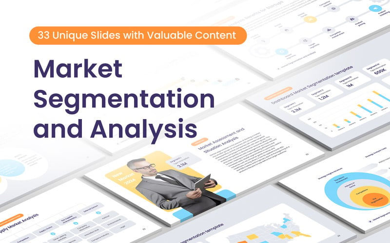 Segmentazione del mercato e analisi per PowerPoint