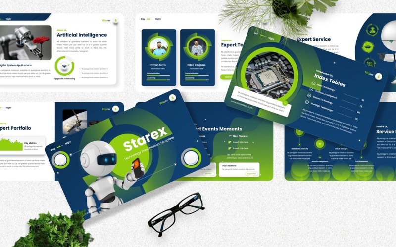 Starex – Technologie-Keynote-Vorlage